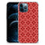 iPhone 12 | 12 Pro Doorzichtige Silicone Hoesje Batik Rood B2C Telecom
