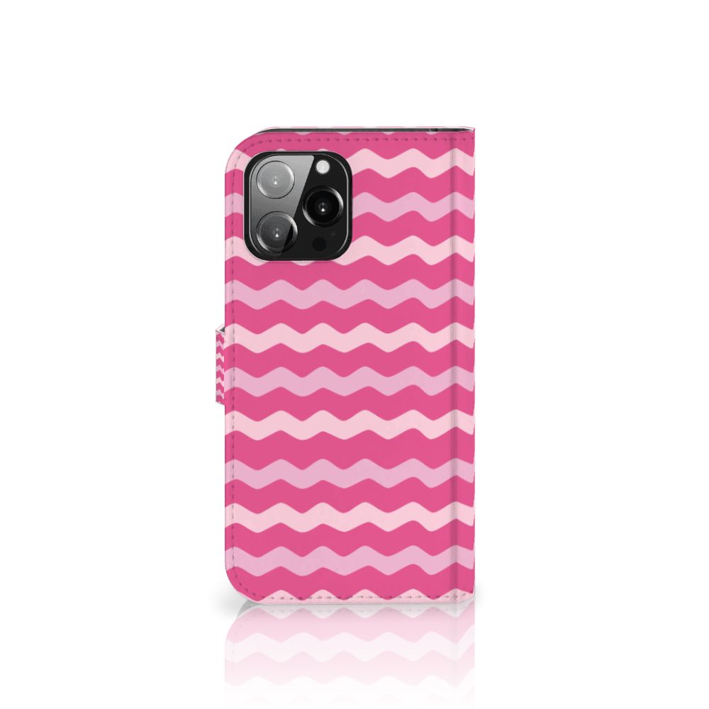 iPhone 13 Pro Max Telefoon Hoesje Waves Pink