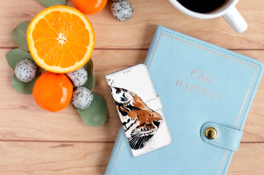 Hoesje Motorola Moto G60 Watercolor Tiger