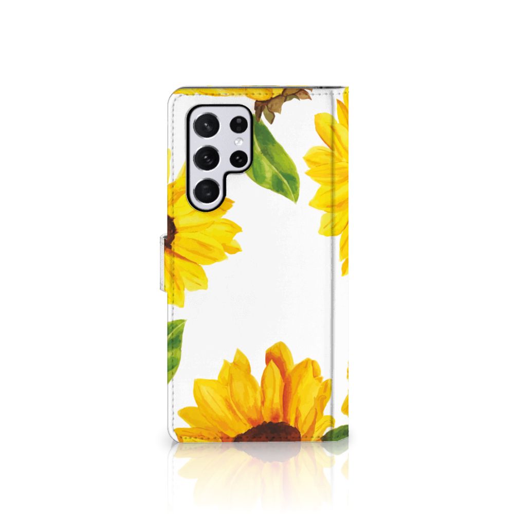 Hoesje voor Samsung Galaxy S22 Ultra Zonnebloemen