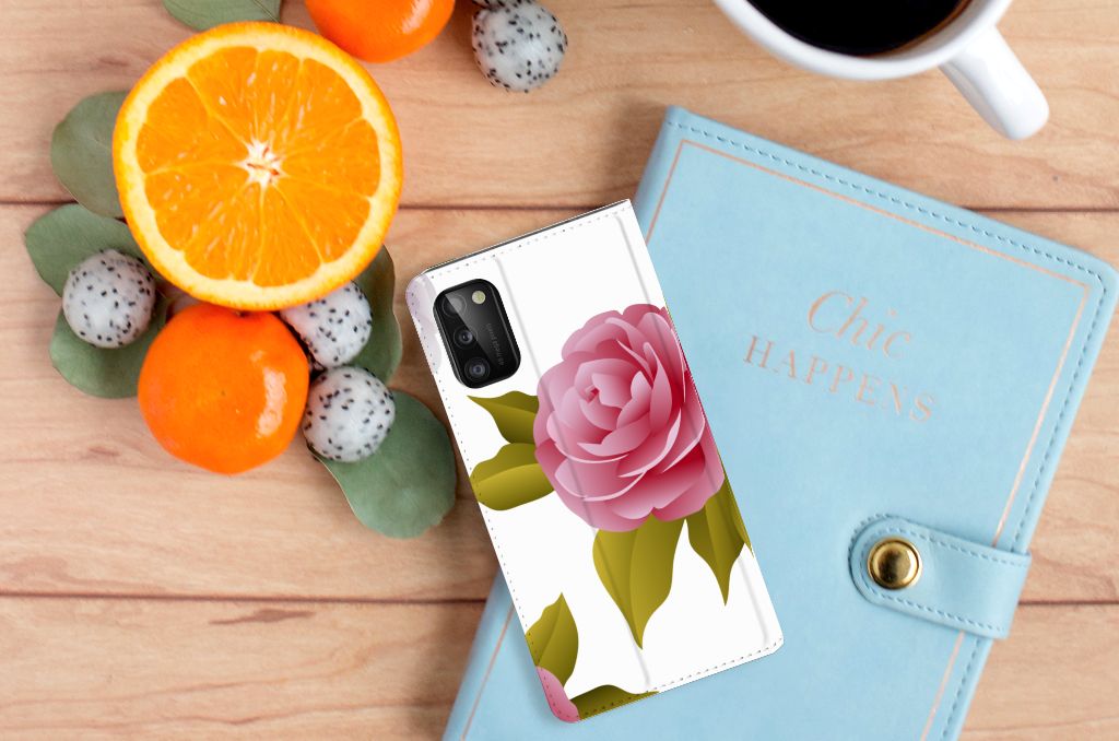 Samsung Galaxy A41 Smart Cover Roses - B2C Telecom