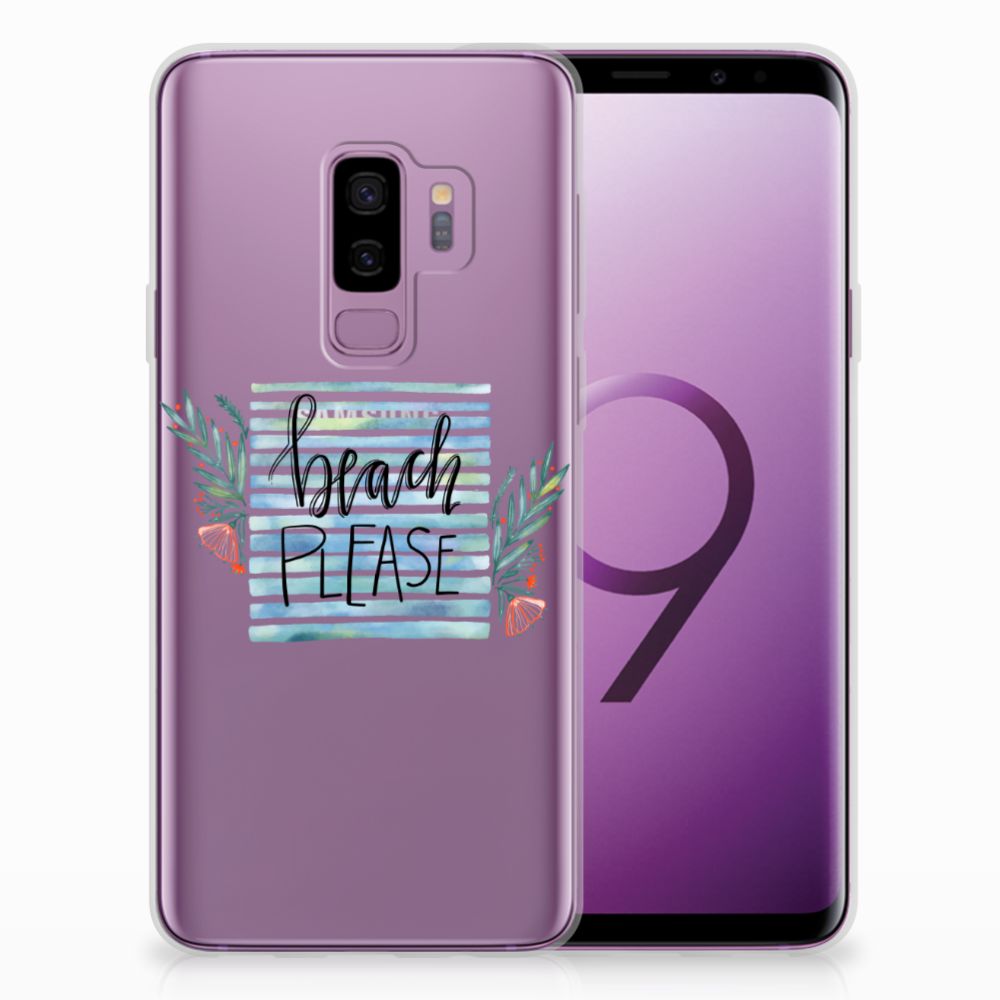 Samsung Galaxy S9 Plus Telefoonhoesje met Naam Boho Beach