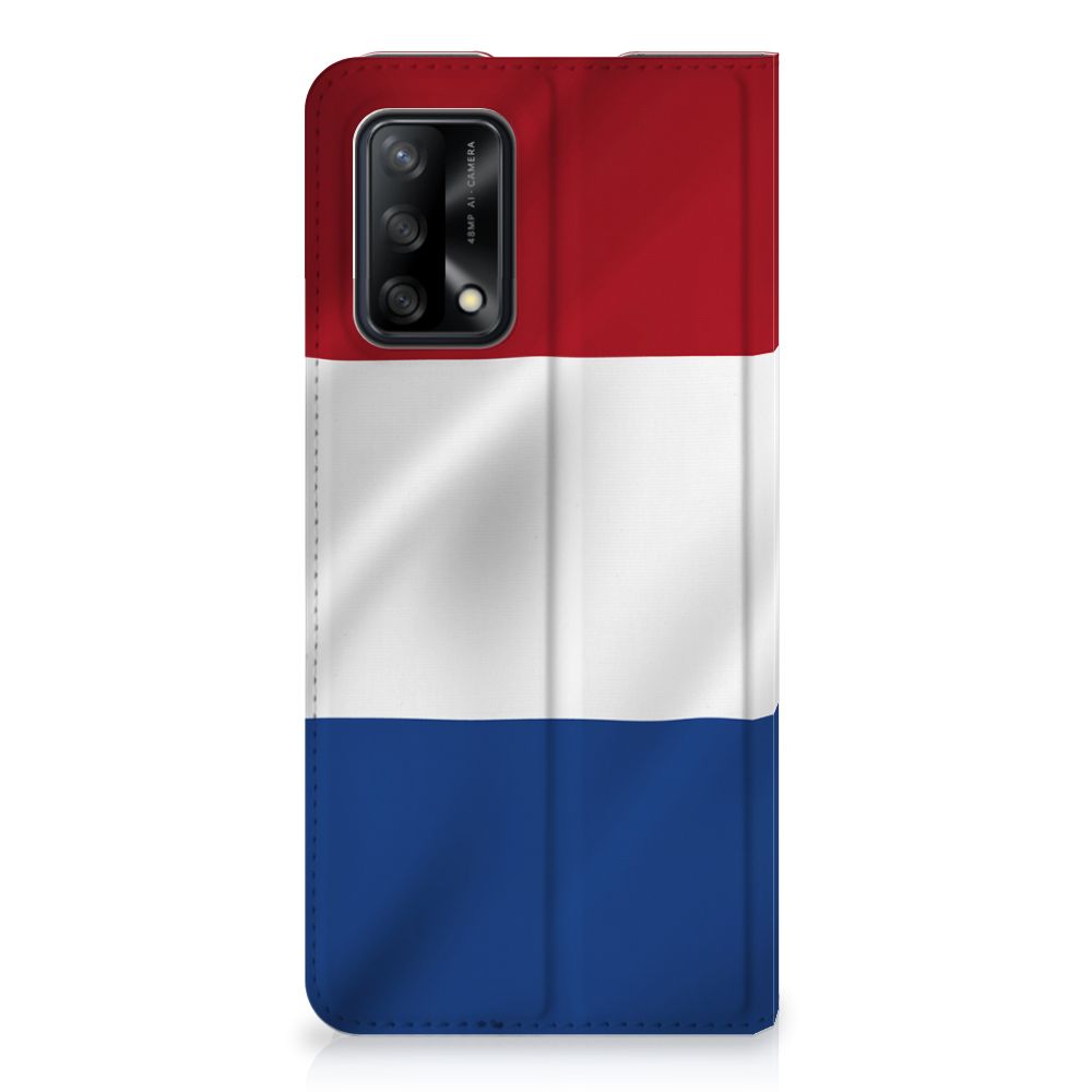 OPPO A74 4G Standcase Nederlandse Vlag - B2C Telecom