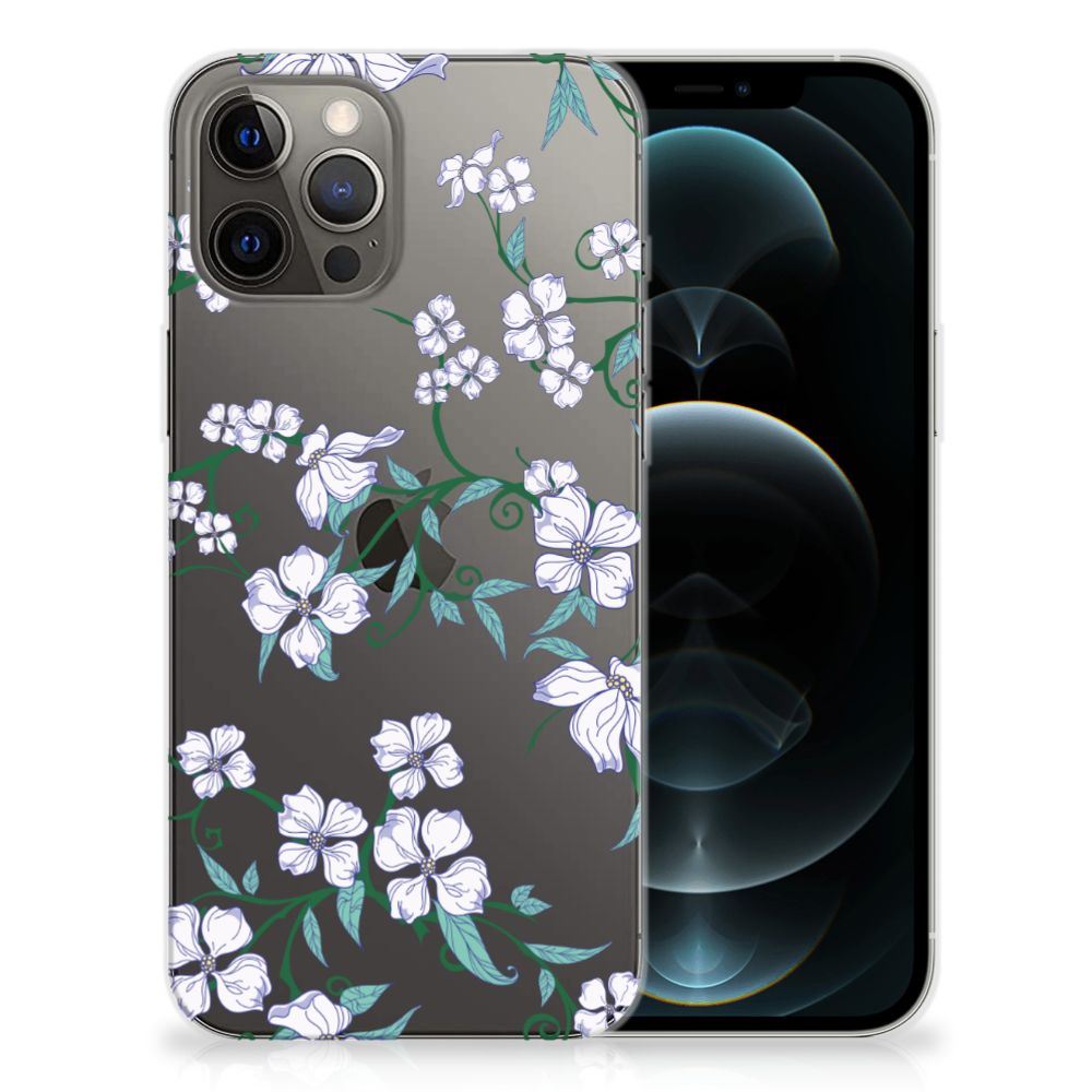 iPhone 12 Pro Max Uniek TPU Case Blossom White B2C Telecom