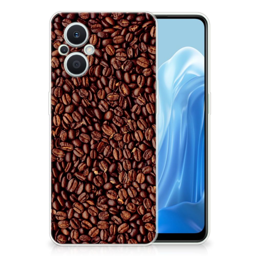 OPPO Reno8 Lite Siliconen Case Koffiebonen B2C Telecom