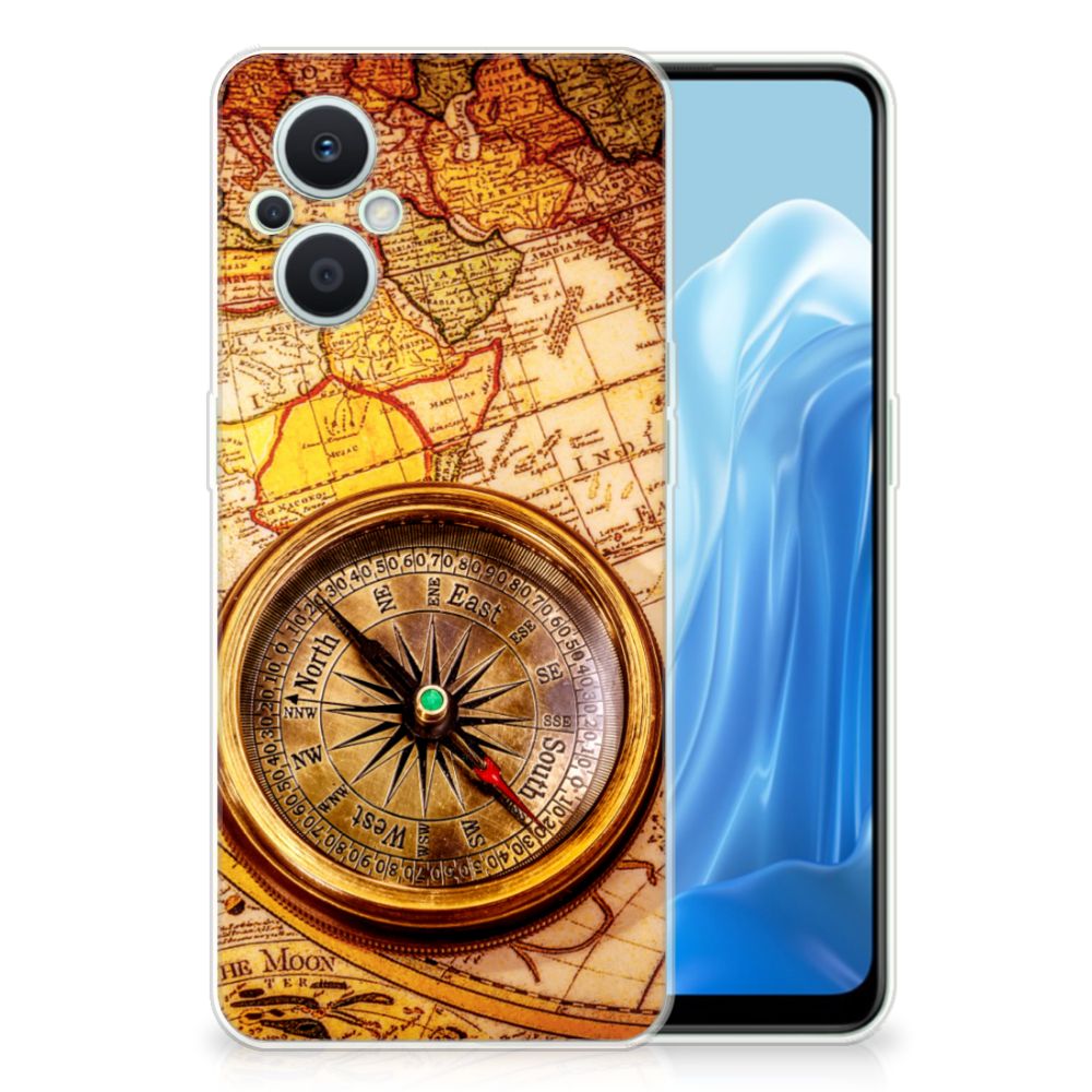 OPPO Reno8 Lite Siliconen Back Cover Kompas B2C Telecom