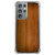 Samsung Galaxy S21 Ultra Stevig Telefoonhoesje Donker Hout