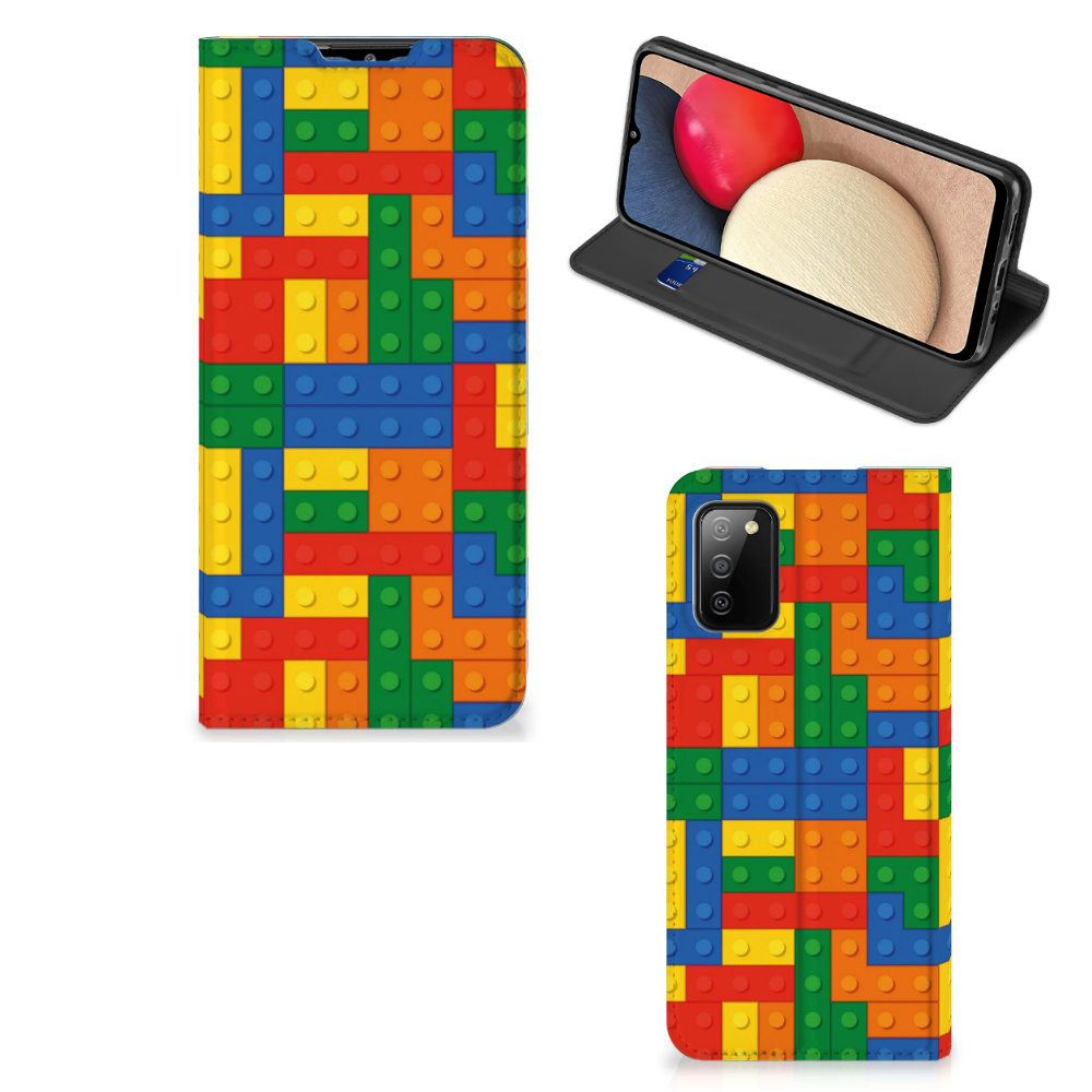 Samsung Galaxy M02s | A02s Hoesje met Magneet Blokken - B2C Telecom