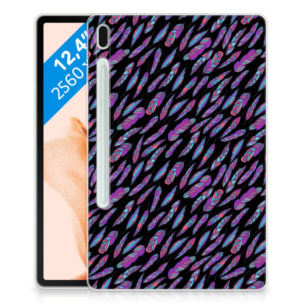 Samsung Galaxy Tab S7FE Hippe Hoes Feathers Color - B2C Telecom