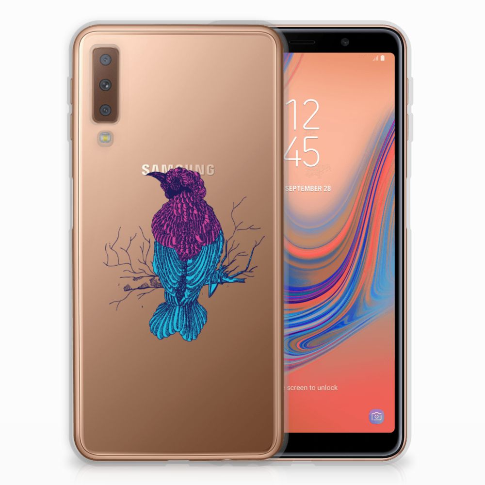 Samsung Galaxy A7 (2018) Telefoonhoesje met Naam Merel