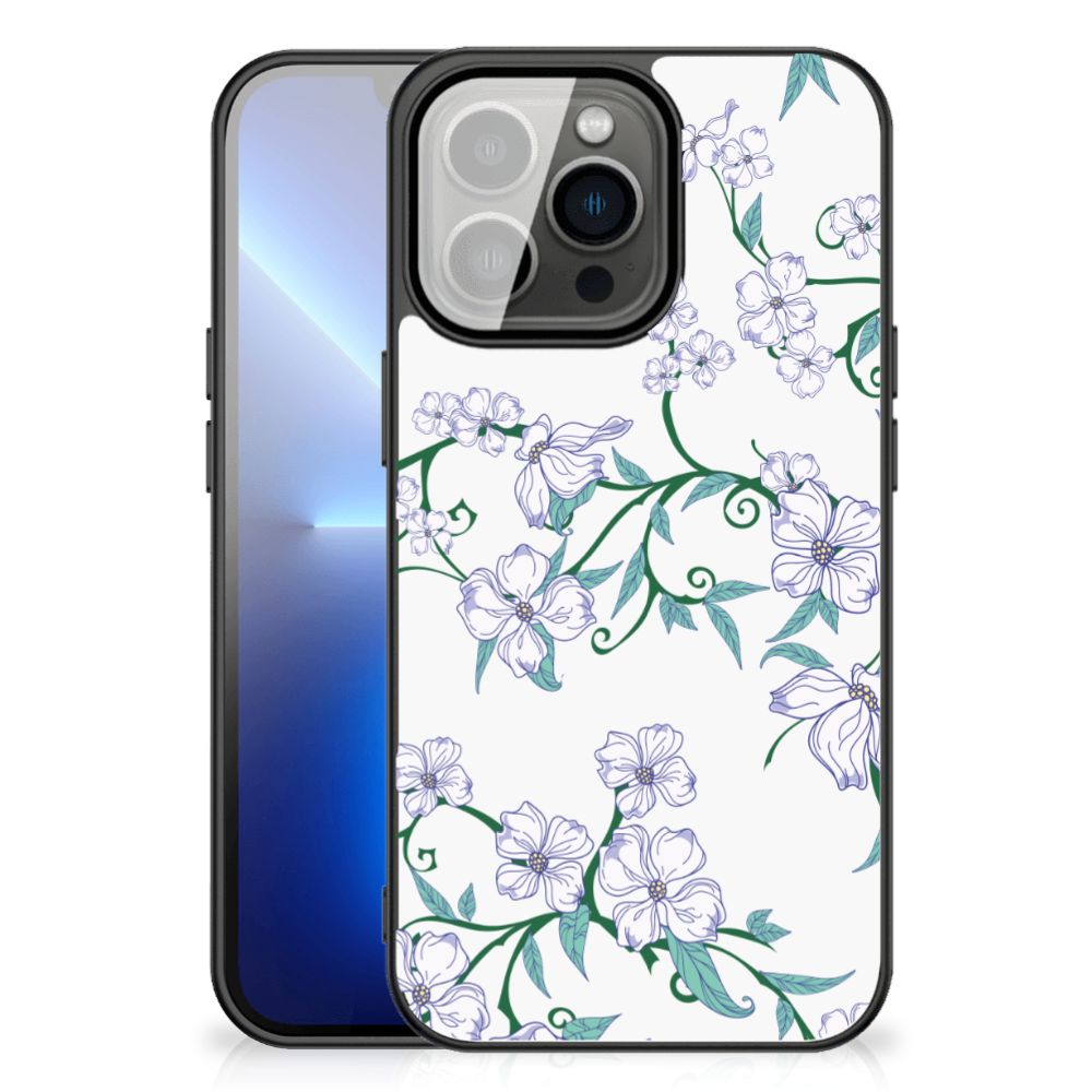 iPhone 13 Pro Max Uniek Bloemen Hoesje Blossom White B2C Telecom