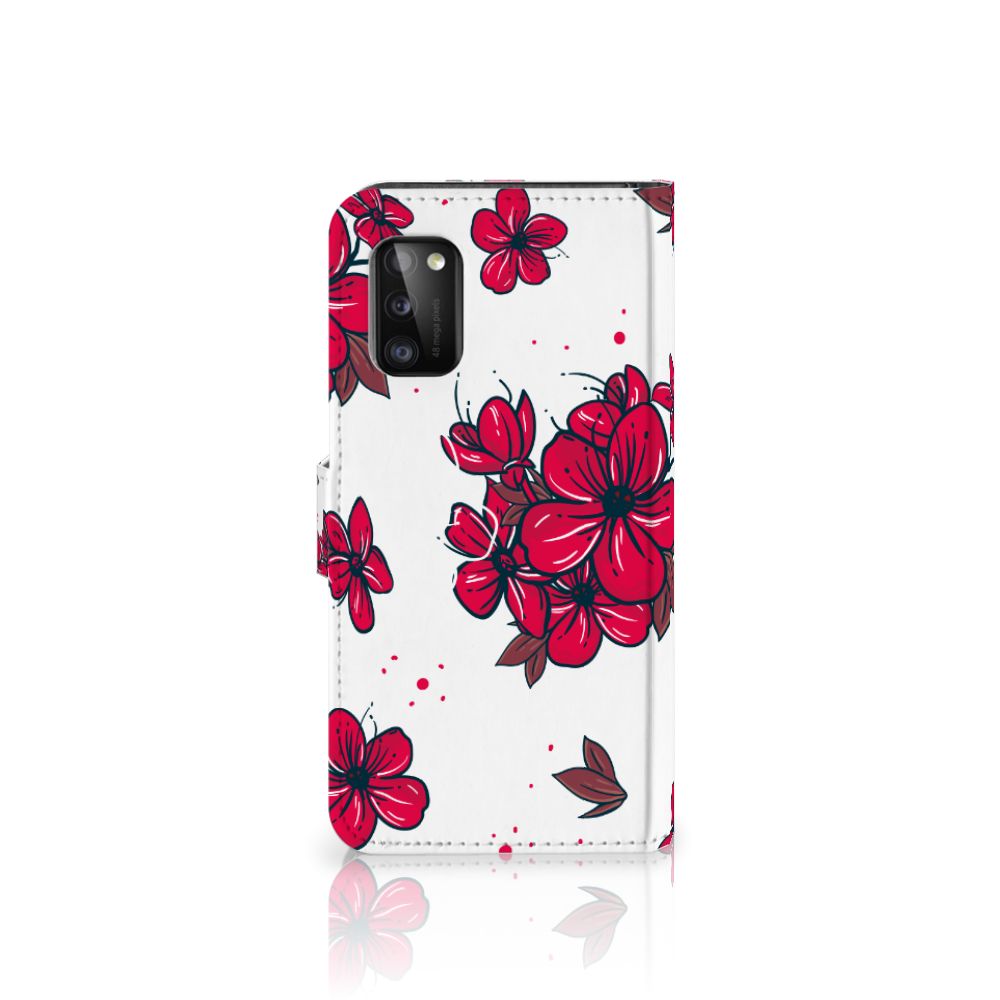 Samsung Galaxy A41 Hoesje Blossom Red