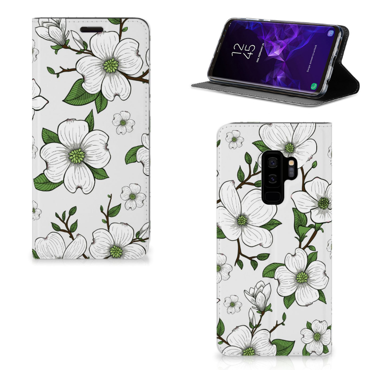 Samsung Galaxy S9 Plus Smart Cover Dogwood Flowers