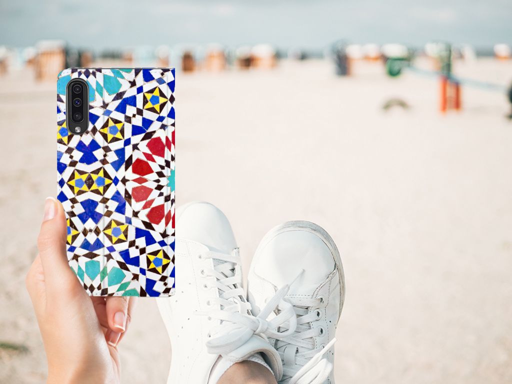 Samsung Galaxy A50 Standcase Mozaïek
