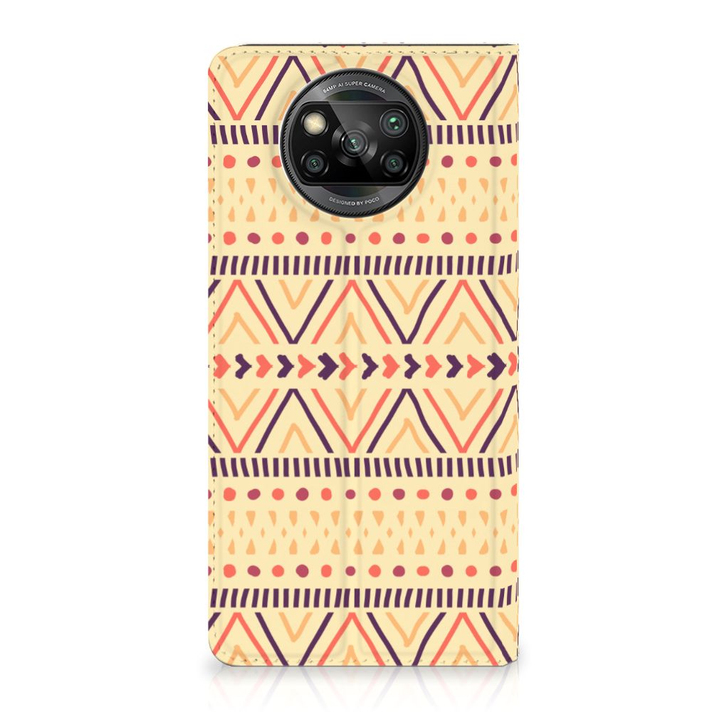 Xiaomi Poco X3 Pro | Poco X3 Hoesje met Magneet Aztec Yellow - B2C Telecom