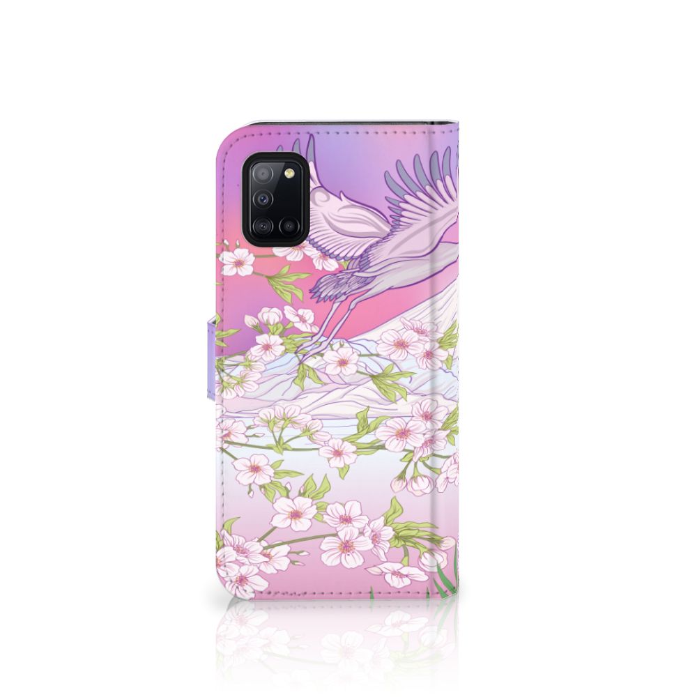 Samsung Galaxy A31 Telefoonhoesje met Pasjes Bird Flying