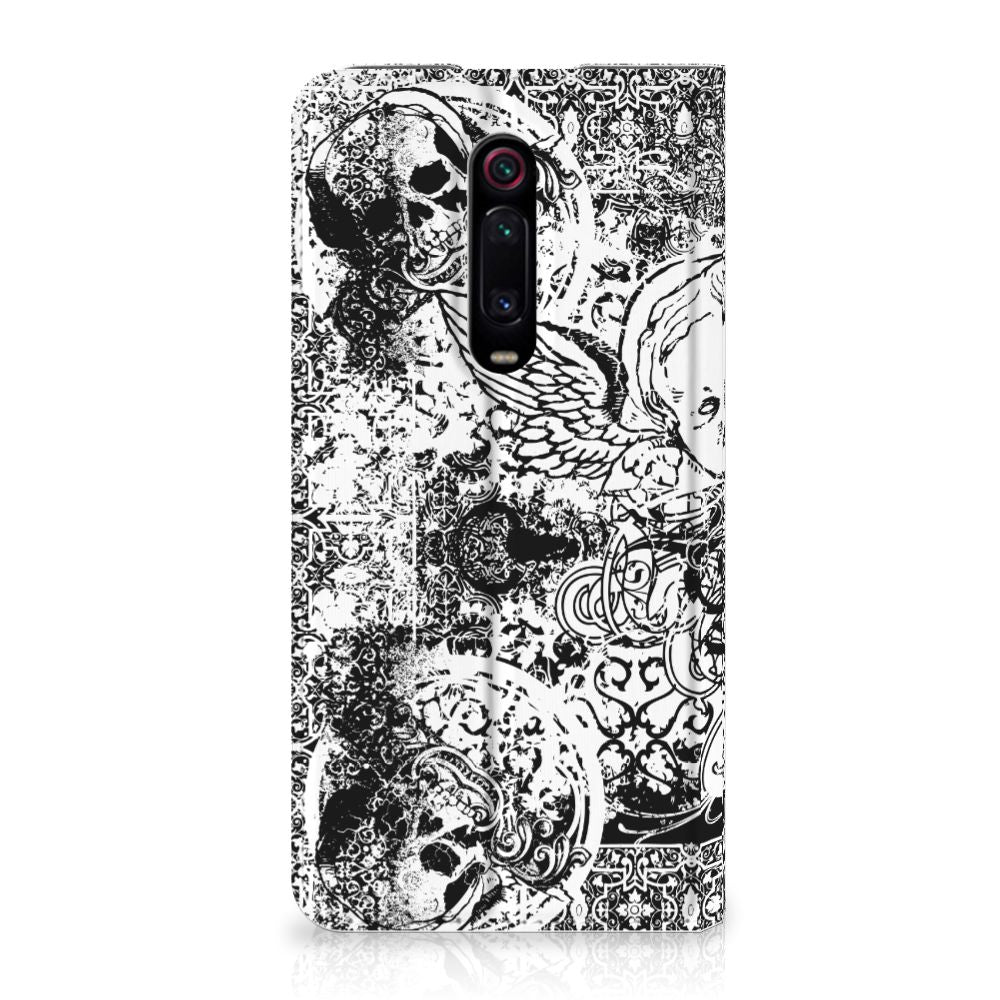 Mobiel BookCase Xiaomi Redmi K20 Pro Skulls Angel - B2C Telecom