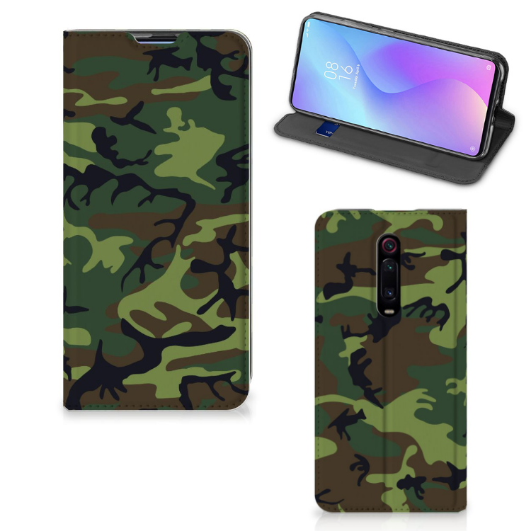 Xiaomi Redmi K20 Pro Hoesje met Magneet Army Dark - B2C Telecom