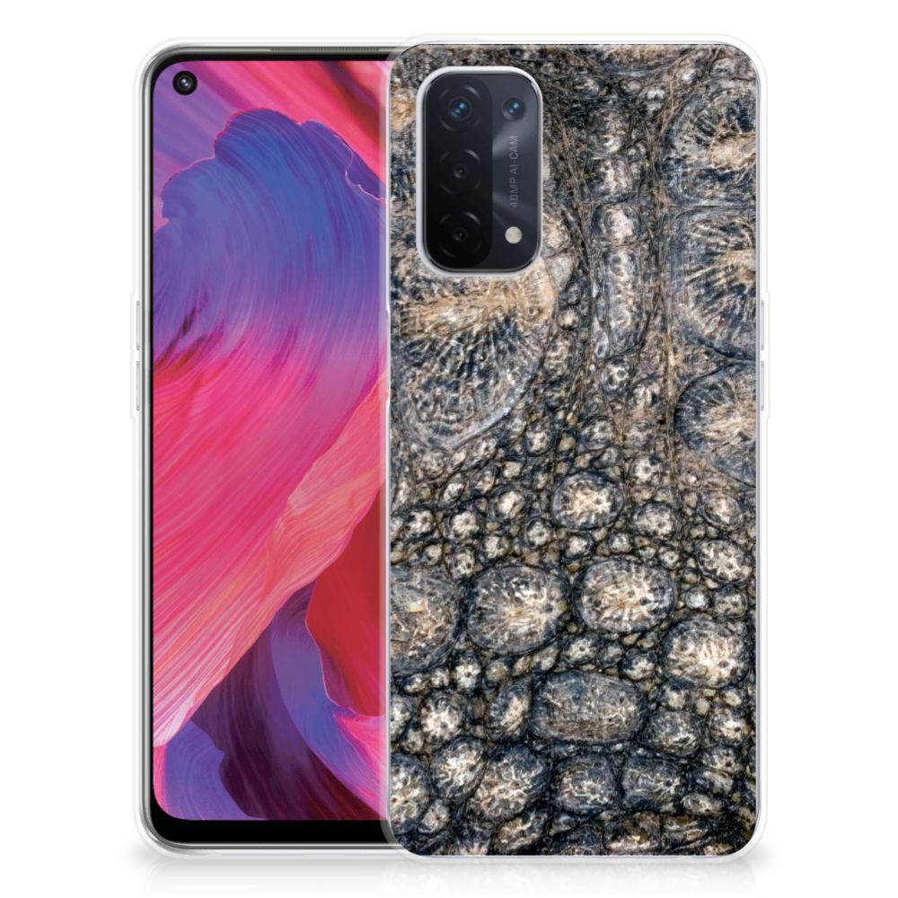 OPPO A74 5G | A54 5G TPU Hoesje Krokodillenprint