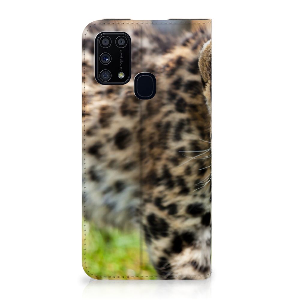 Samsung Galaxy M31 Hoesje maken Baby Luipaard - B2C Telecom