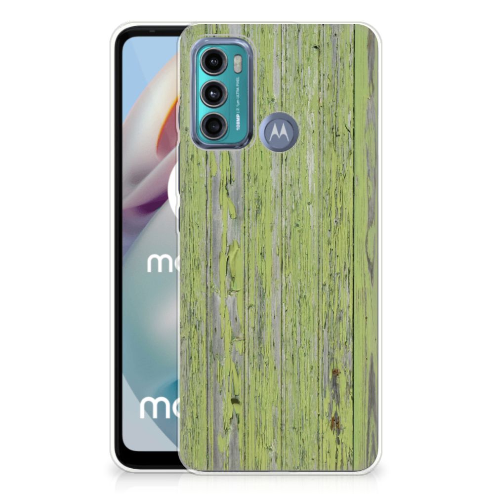 Motorola Moto G60 Bumper Hoesje Green Wood B2C Telecom