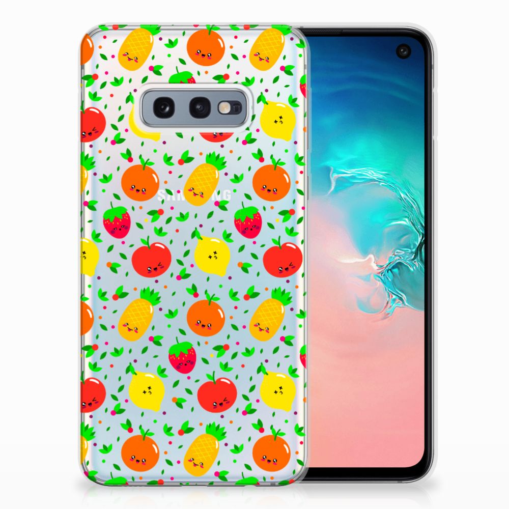 Samsung Galaxy S10e Siliconen Case Fruits