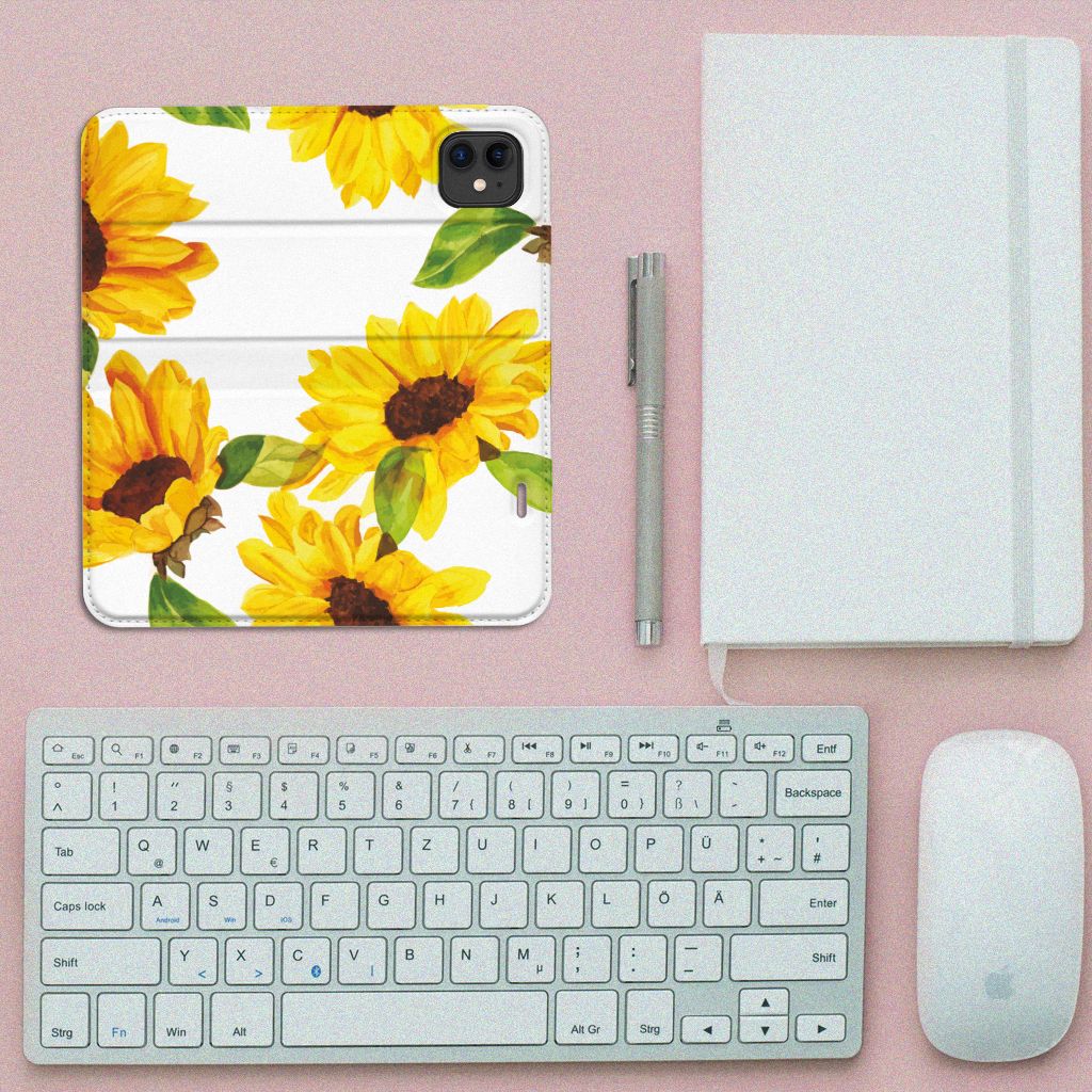 Smart Cover voor Apple iPhone 11 Zonnebloemen - B2C Telecom