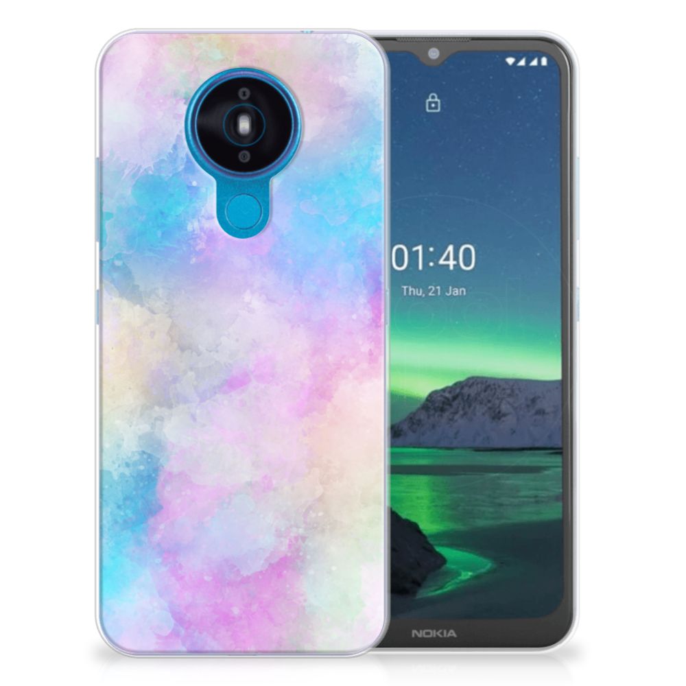 Hoesje maken Nokia 1.4 Watercolor Light