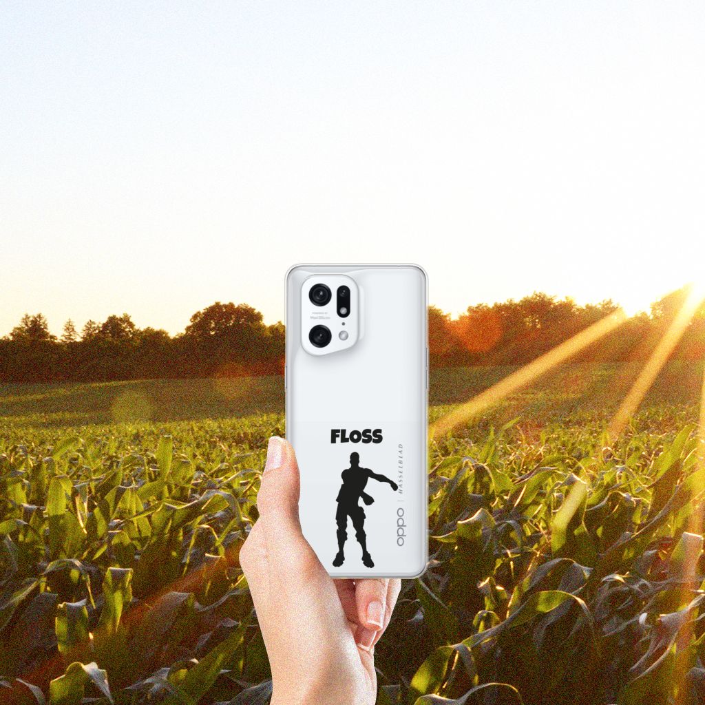 OPPO Find X5 Pro Telefoonhoesje met Naam Floss B2C Telecom