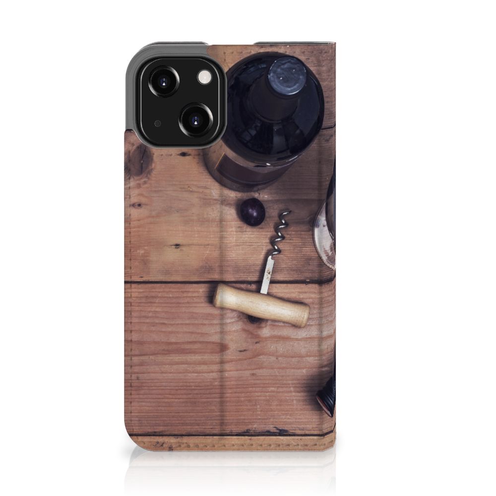 iPhone 13 Mini Flip Style Cover Wijn - B2C Telecom
