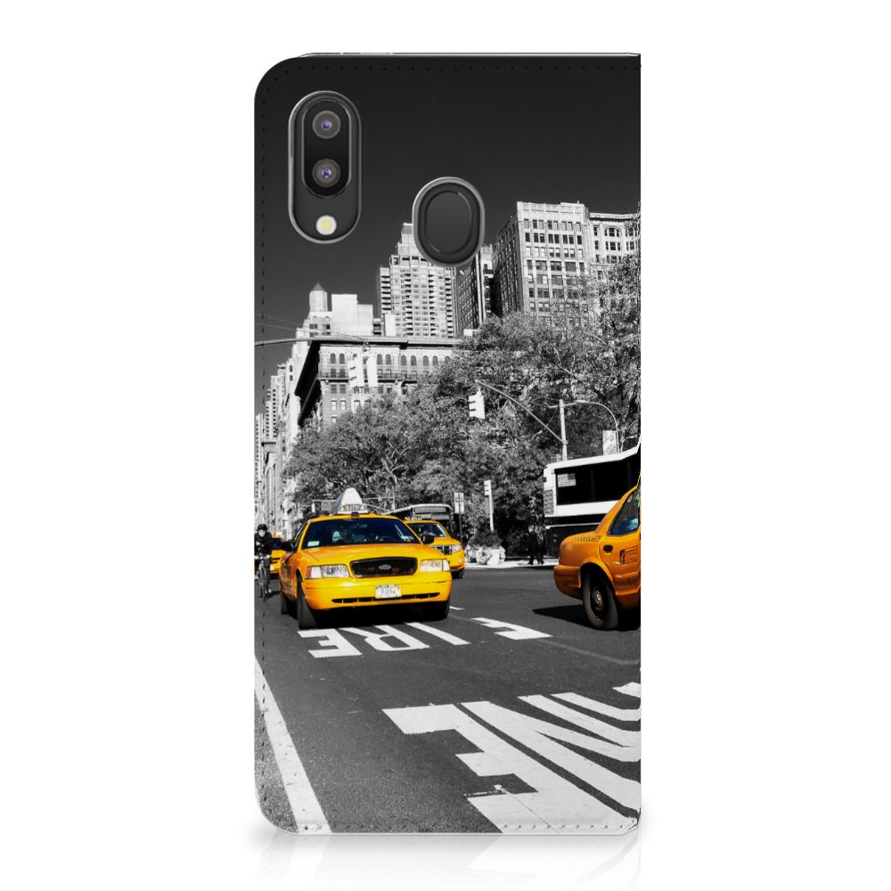Samsung Galaxy M20 Book Cover New York Taxi