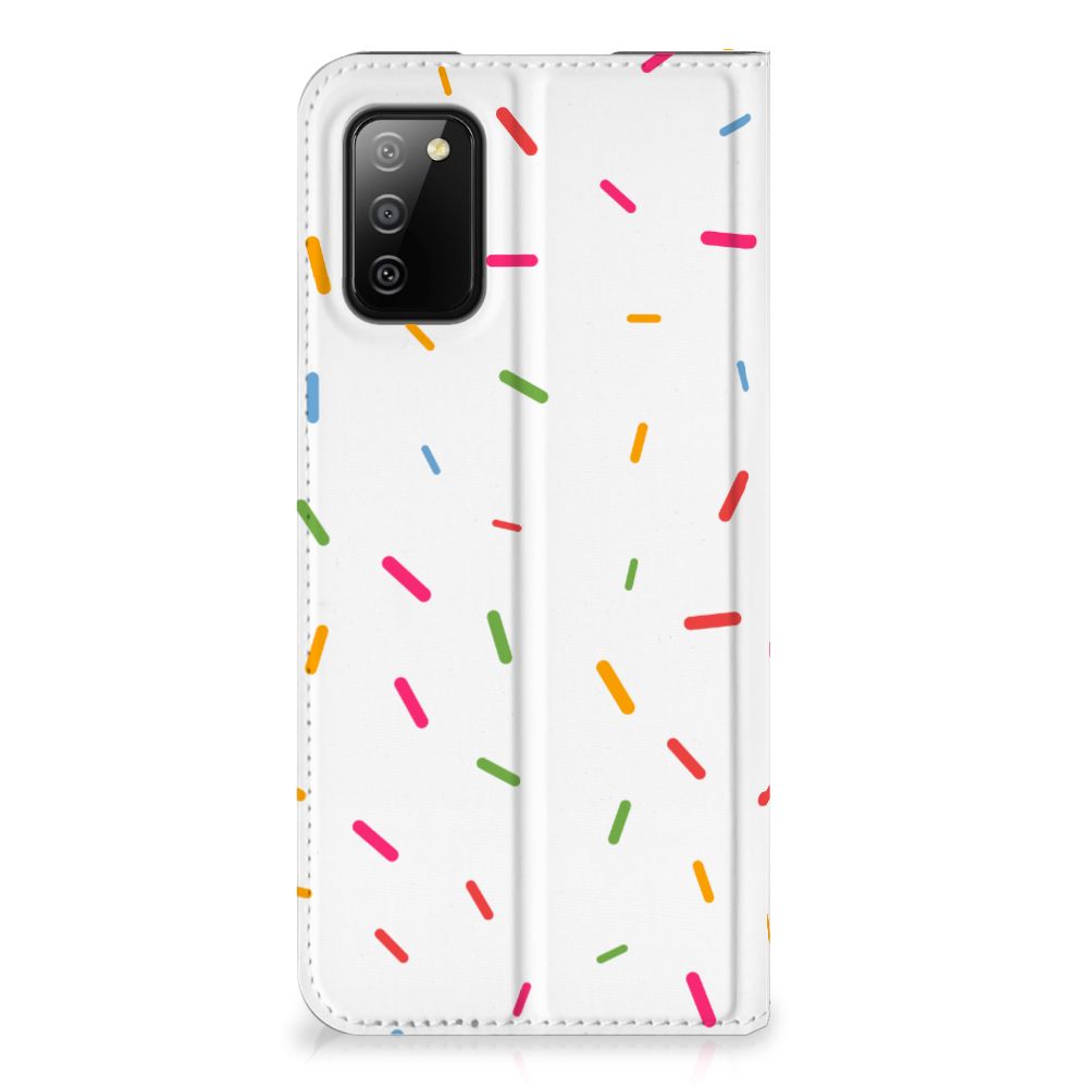 Samsung Galaxy M02s | A02s Flip Style Cover Donut Roze - B2C Telecom
