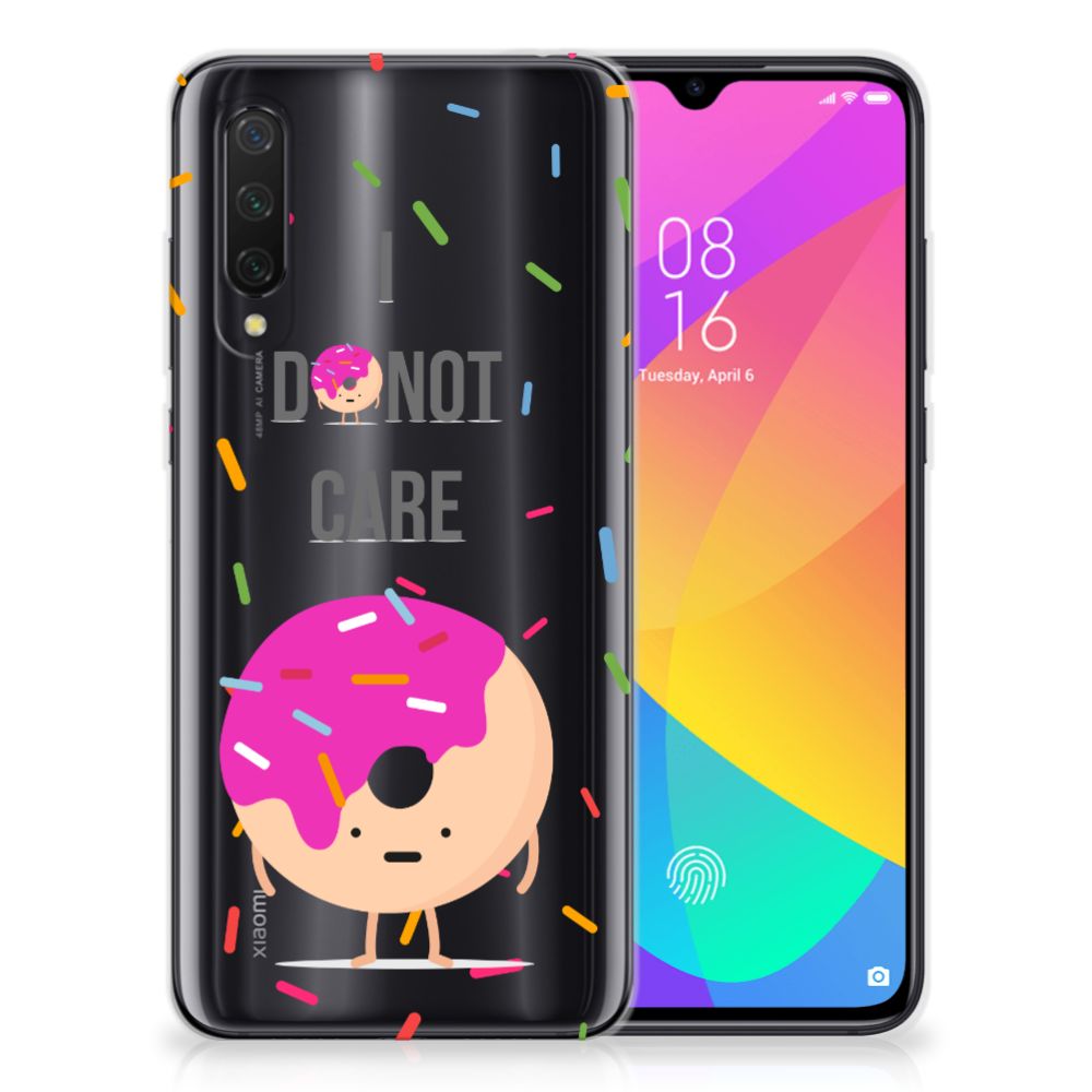 Xiaomi Mi 9 Lite Siliconen Case Donut Roze B2C Telecom