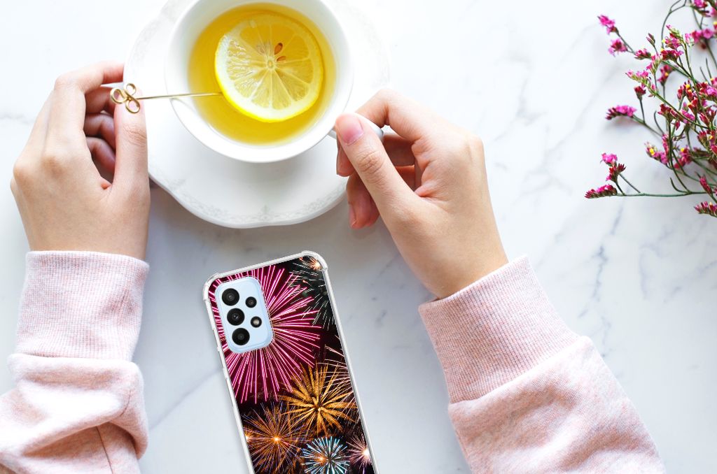 Samsung Galaxy A23 Anti Shock Bumper Case Vuurwerk - B2C Telecom