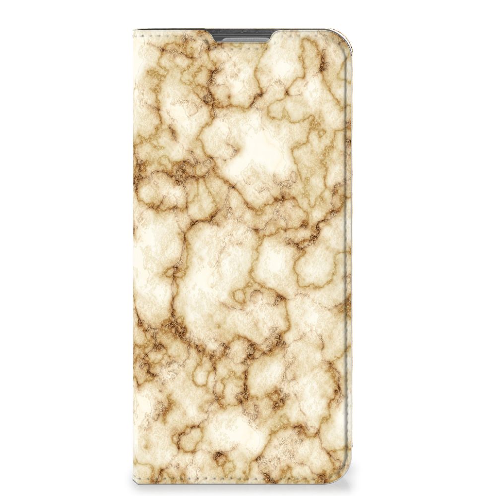 OPPO Reno8 Lite Standcase Marmer Goud - B2C Telecom