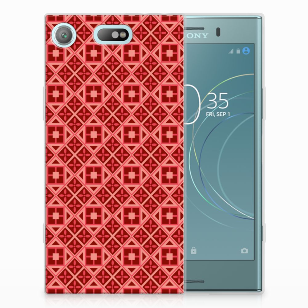 Sony Xperia XZ1 Compact TPU bumper Batik Rood