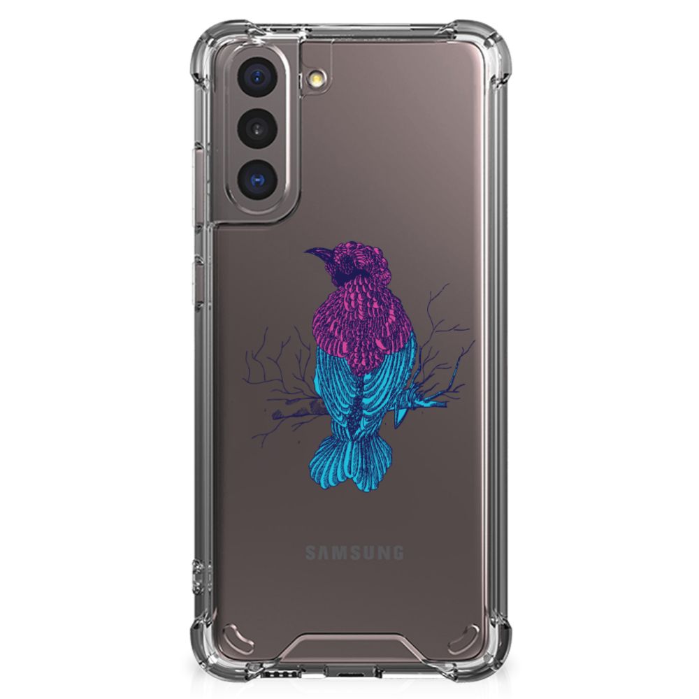 Samsung Galaxy S21 Stevig Bumper Hoesje Merel