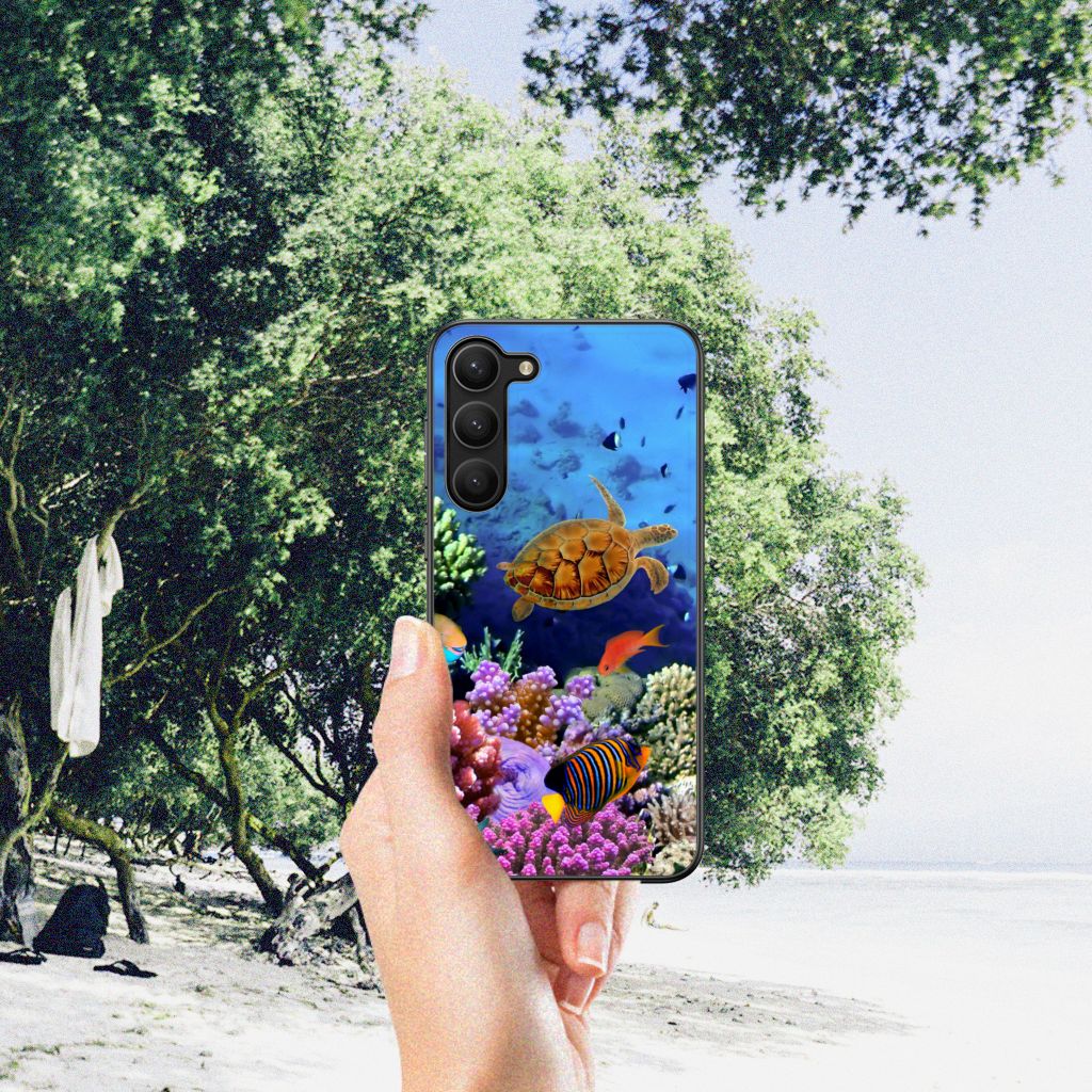 Samsung Galaxy S23 Plus Dierenprint Telefoonhoesje Vissen B2C Telecom