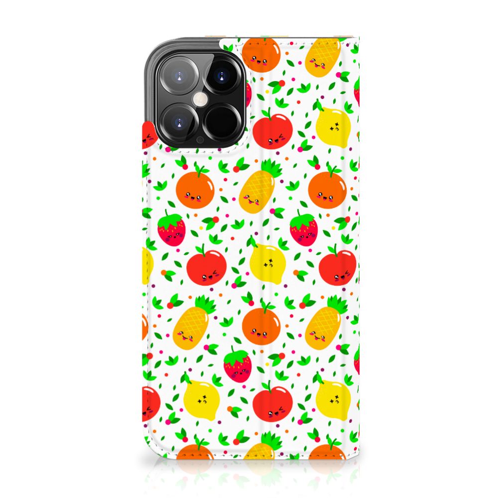 iPhone 12 Pro Max Flip Style Cover Fruits - B2C Telecom