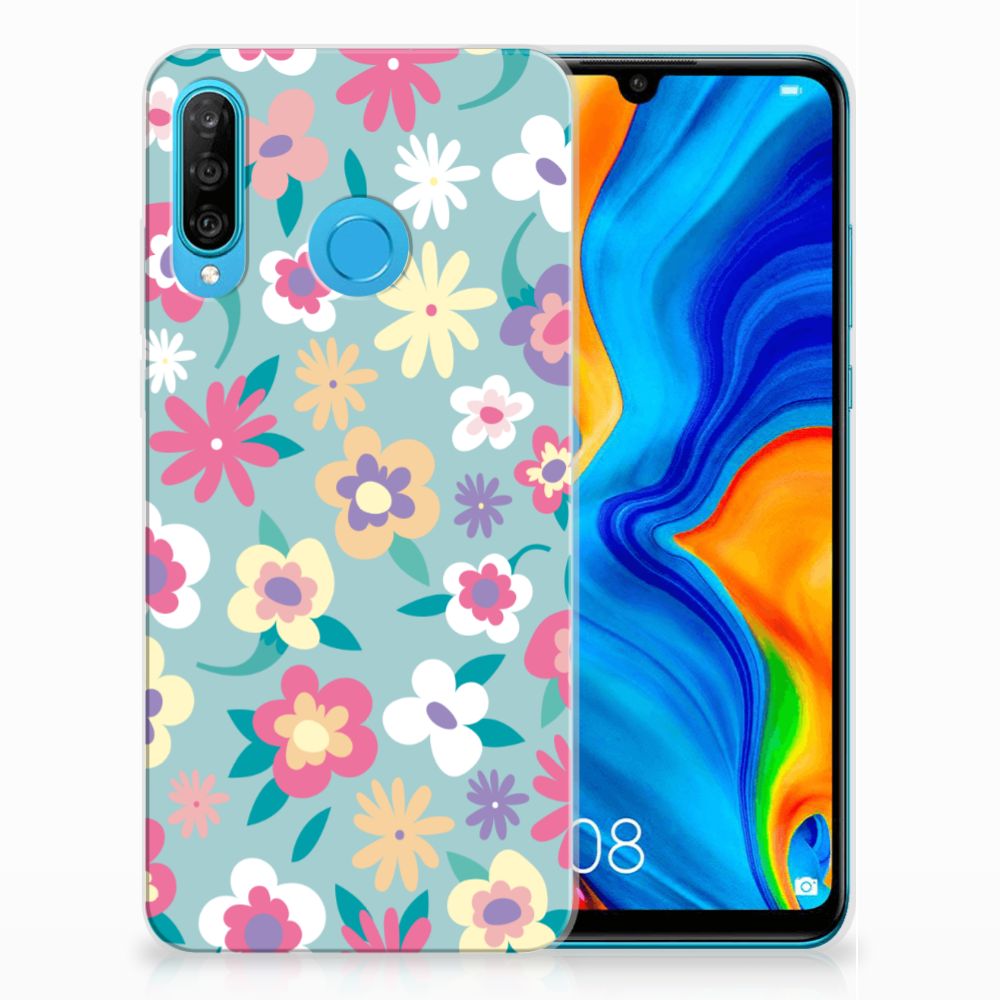 Huawei P30 Lite TPU Case Flower Power