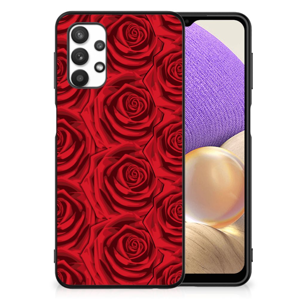 Samsung Galaxy A32 5G Bloemen Hoesje Red Roses B2C Telecom