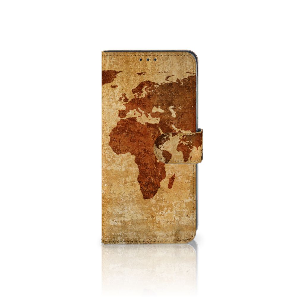 OPPO A91 | Reno3 Flip Cover Wereldkaart
