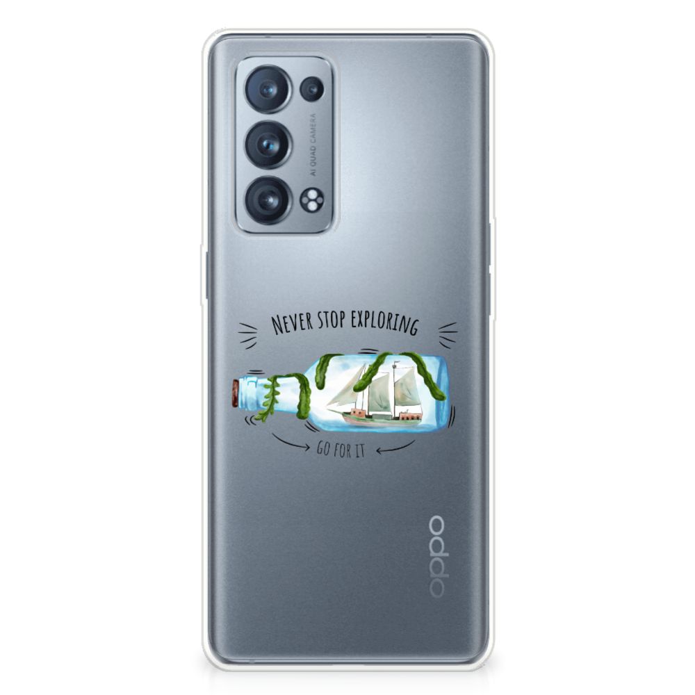 OPPO Reno 6 Pro Plus 5G Telefoonhoesje met Naam Boho Bottle B2C Telecom