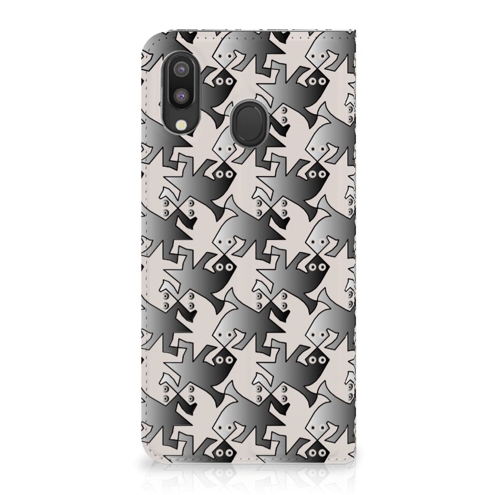 Samsung Galaxy M20 Hoesje maken Salamander Grey