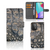 Samsung Galaxy A52 Telefoonhoesje met Pasjes Krokodillenprint