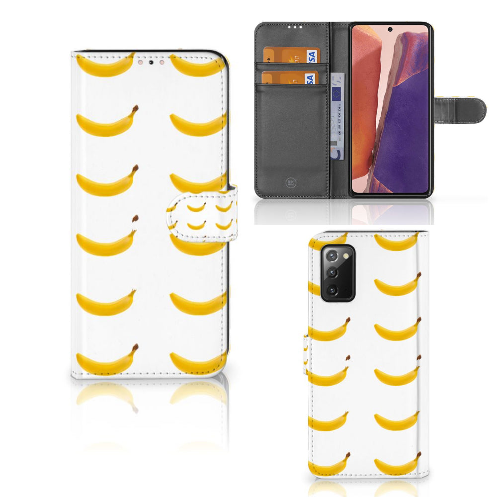 Samsung Galaxy Note 20 Book Cover Banana