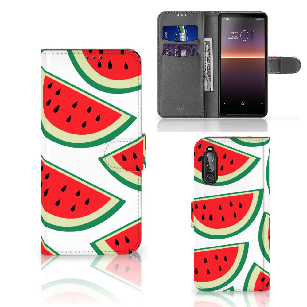 Sony Xperia 10 II Book Cover Watermelons