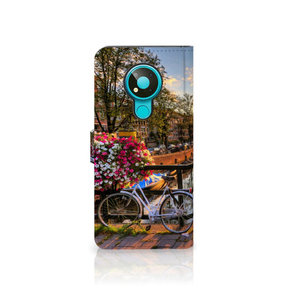 Nokia 3.4 Flip Cover Amsterdamse Grachten