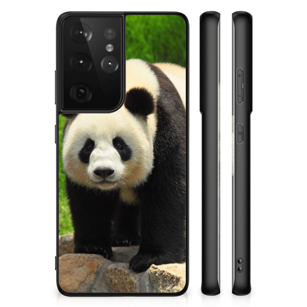 Samsung Galaxy S21 Ultra Dierenprint Telefoonhoesje Panda B2C Telecom