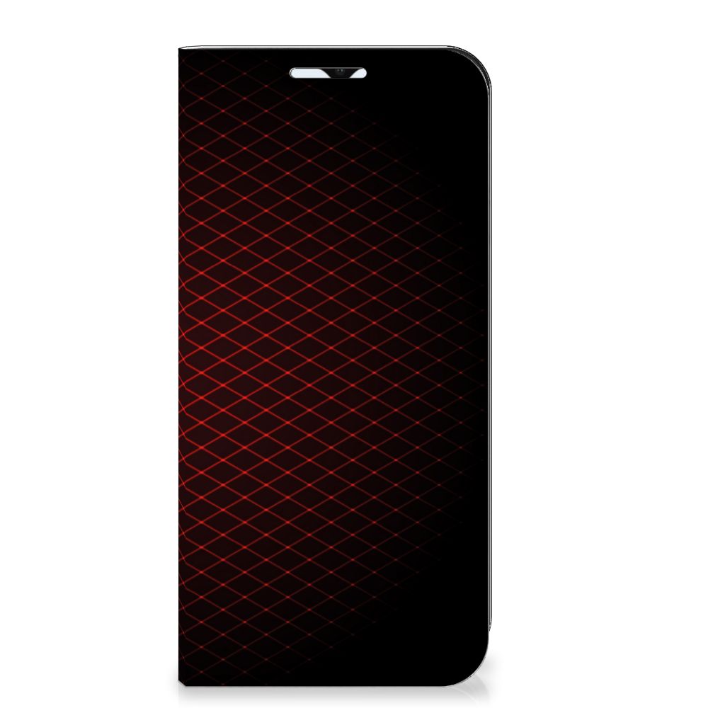 Samsung Galaxy A23 Hoesje met Magneet Geruit Rood - B2C Telecom